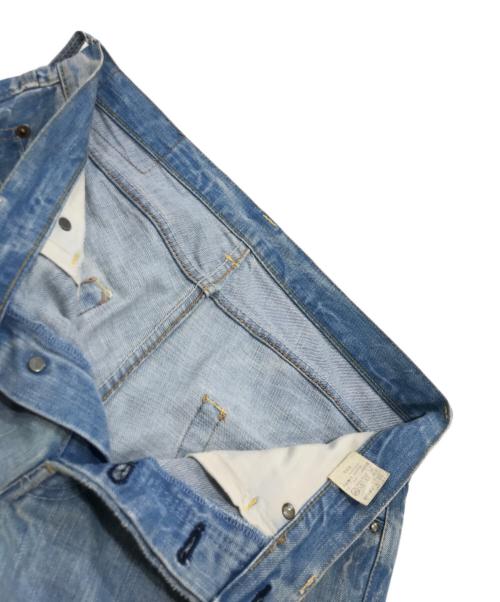 Hysteric Glamour（ヒステリックグラマー）Hysteric Glamour (ヒステリックグラマー) パッチワーク リペア＆ダメージ加工デニム インディゴ サイズ:Sの古着・服飾アイテム