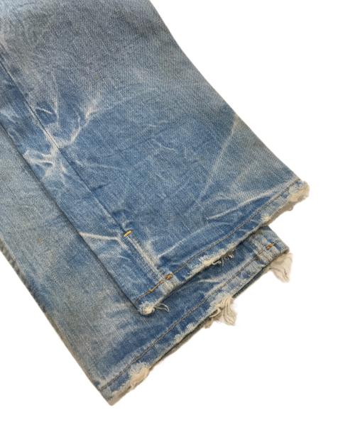 Hysteric Glamour（ヒステリックグラマー）Hysteric Glamour (ヒステリックグラマー) パッチワーク リペア＆ダメージ加工デニム インディゴ サイズ:Sの古着・服飾アイテム