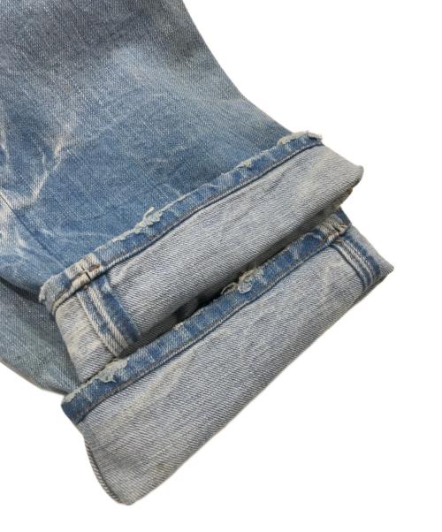 Hysteric Glamour（ヒステリックグラマー）Hysteric Glamour (ヒステリックグラマー) パッチワーク リペア＆ダメージ加工デニム インディゴ サイズ:Sの古着・服飾アイテム
