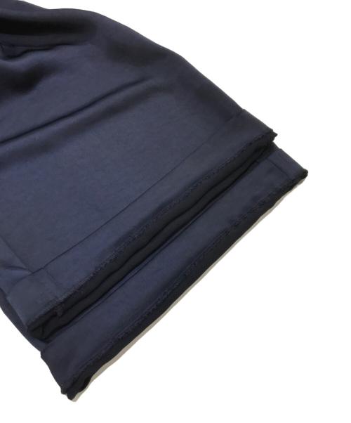ETRE TOKYO（エトレトウキョウ）ETRE TOKYO (エトレトウキョウ) アウトポケットサテンパンツ ネイビー サイズ:Mの古着・服飾アイテム