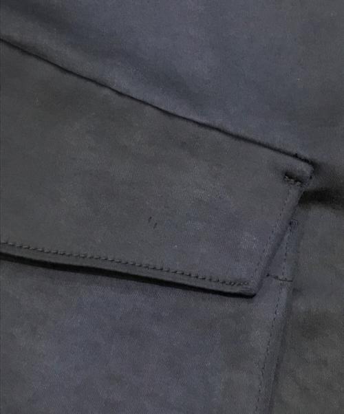 ETRE TOKYO（エトレトウキョウ）ETRE TOKYO (エトレトウキョウ) アウトポケットサテンパンツ ネイビー サイズ:Mの古着・服飾アイテム