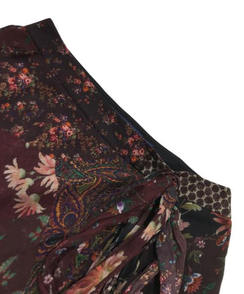 POLO RALPH LAUREN（ポロ・ラルフローレン）POLO RALPH LAUREN (ポロ・ラルフローレン) 花柄スカート ブラウン サイズ:2の古着・服飾アイテム
