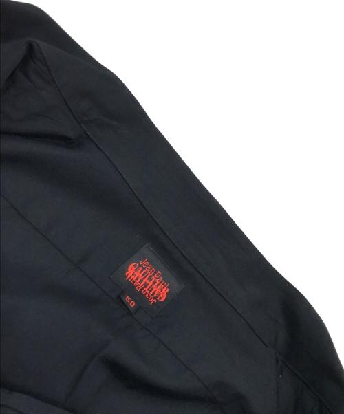 Jean Paul GAULTIER（ジャンポールゴルチェ）Jean Paul GAULTIER (ジャンポールゴルチェ) タックカフスシャツ/長袖シャツ ブラック サイズ:50の古着・服飾アイテム