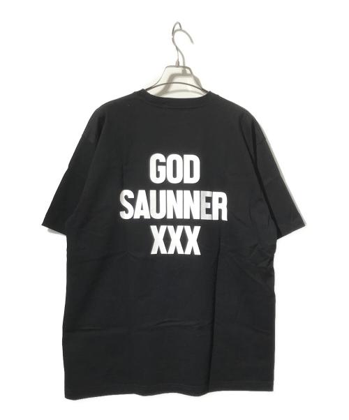 GOD SELECTION XXX（ゴッド セレクション トリプルエックス）GOD SELECTION XXX (ゴッド セレクション トリプルエックス) TTNE (ティーティーエヌイー) コラボTシャツ/半袖カットソー ブラック サイズ:Lの古着・服飾アイテム