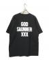 GOD SELECTION XXX (ゴッド セレクション トリプルエックス) TTNE (ティーティーエヌイー) コラボTシャツ/半袖カットソー ブラック サイズ:L：7000円