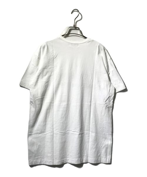 CDG（シーディージー）CDG (シーディージー) ロゴカットソー/半袖カットソー ホワイト サイズ:XXLの古着・服飾アイテム