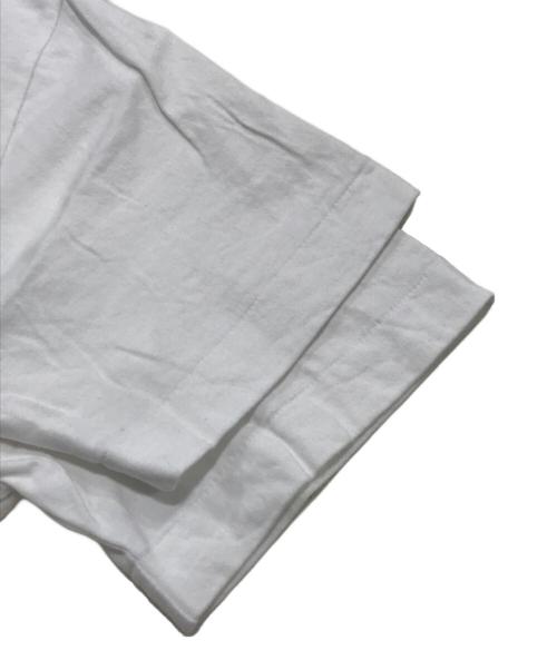 CDG（シーディージー）CDG (シーディージー) ロゴカットソー/半袖カットソー ホワイト サイズ:XXLの古着・服飾アイテム