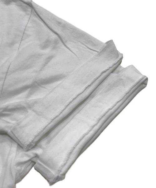 CDG（シーディージー）CDG (シーディージー) ロゴカットソー/半袖カットソー ホワイト サイズ:XXLの古着・服飾アイテム