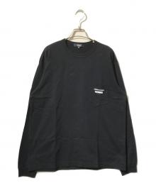 COMME des GARCONS HOMME（コムデギャルソン オム）の古着「綿天竺製品プリント LOGO L/S TEE」｜ブラック