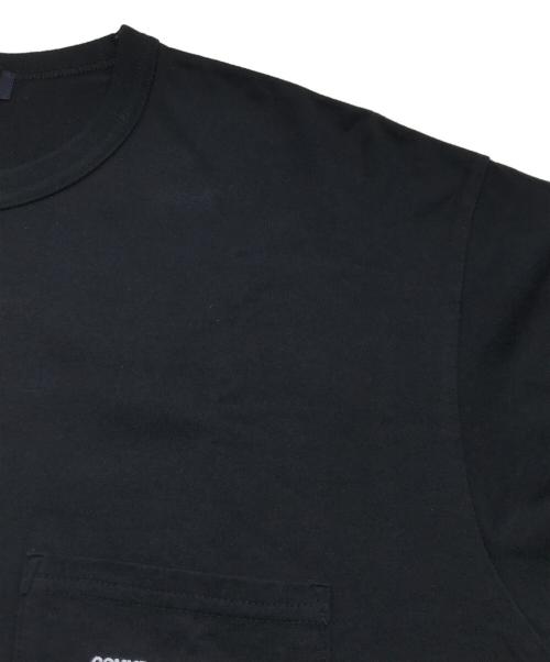 COMME des GARCONS HOMME（コムデギャルソン オム）COMME des GARCONS HOMME (コムデギャルソン オム) 綿天竺製品プリント LOGO L/S TEE ブラック サイズ:XLの古着・服飾アイテム