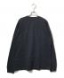COMME des GARCONS HOMME (コムデギャルソン オム) 綿天竺製品プリント LOGO L/S TEE ブラック サイズ:XL：10000円