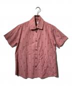 Vivienne Westwood RED LABELヴィヴィアンウエストウッドレッドレーベル）の古着「オーブストライプ半袖シャツ」｜レッド