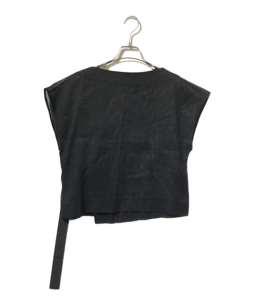 BASILE 28（バジーレ28）BASILE 28 (バジーレ28) 擬麻カラミ ブラウス ブラック サイズ:9の古着・服飾アイテム