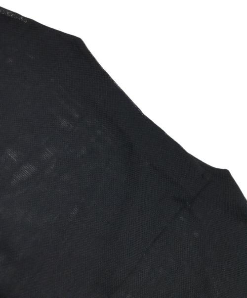 BASILE 28（バジーレ28）BASILE 28 (バジーレ28) 擬麻カラミ ブラウス ブラック サイズ:9の古着・服飾アイテム