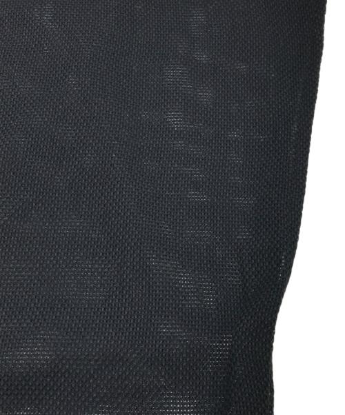 BASILE 28（バジーレ28）BASILE 28 (バジーレ28) 擬麻カラミ ブラウス ブラック サイズ:9の古着・服飾アイテム