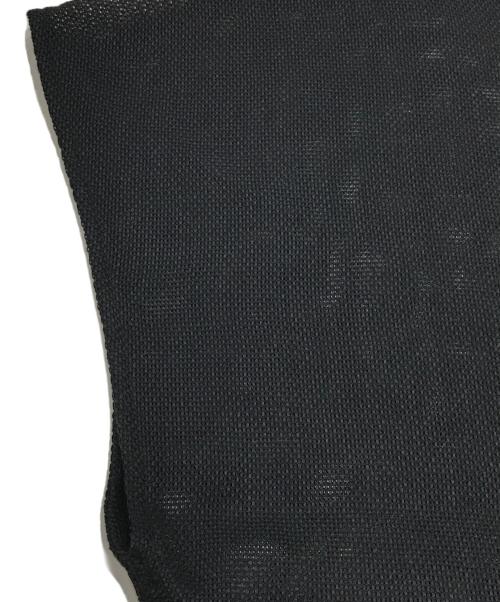 BASILE 28（バジーレ28）BASILE 28 (バジーレ28) 擬麻カラミ ブラウス ブラック サイズ:9の古着・服飾アイテム