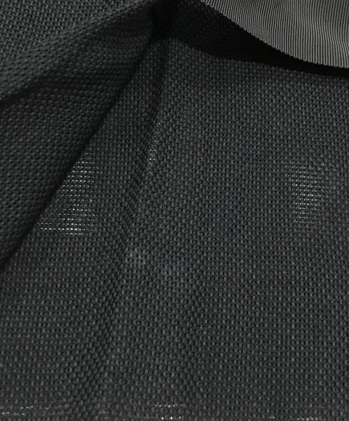 BASILE 28（バジーレ28）BASILE 28 (バジーレ28) 擬麻カラミ ブラウス ブラック サイズ:9の古着・服飾アイテム