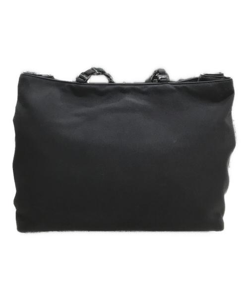 Salvatore Ferragamo（サルヴァトーレ フェラガモ）Salvatore Ferragamo (サルヴァトーレ フェラガモ) チェーンハンドルトートバッグ ブラックの古着・服飾アイテム
