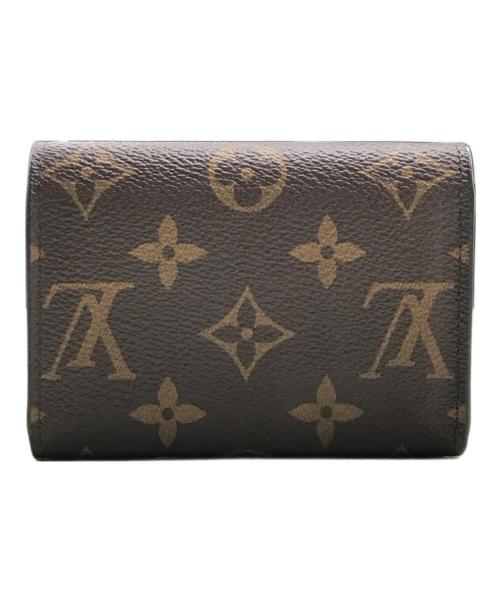 LOUIS VUITTON（ルイ ヴィトン）LOUIS VUITTON (ルイ ヴィトン) ポルトモネ・ロザリ ブラウン×ピンクの古着・服飾アイテム