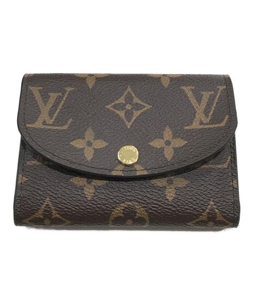LOUIS VUITTON（ルイ ヴィトン）LOUIS VUITTON (ルイ ヴィトン) ポルトモネ・ロザリ ブラウン×ピンクの古着・服飾アイテム
