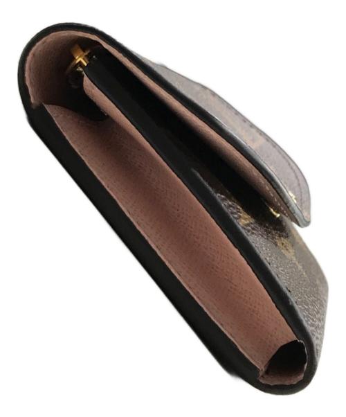LOUIS VUITTON（ルイ ヴィトン）LOUIS VUITTON (ルイ ヴィトン) ポルトモネ・ロザリ ブラウン×ピンクの古着・服飾アイテム