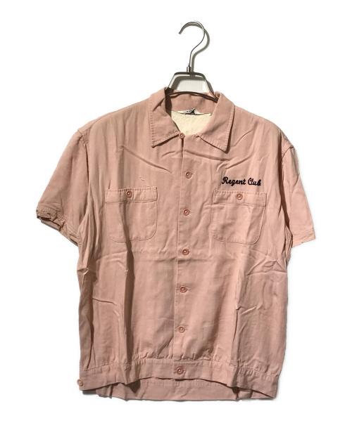 THE FLAT HEAD（ザ・フラットヘッド）THE FLAT HEAD (ザ・フラットヘッド) ボーリングシャツ ピンク サイズ:38の古着・服飾アイテム