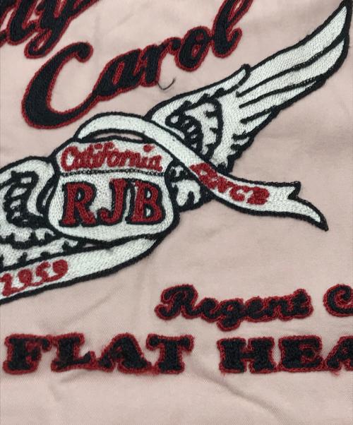 THE FLAT HEAD（ザ・フラットヘッド）THE FLAT HEAD (ザ・フラットヘッド) ボーリングシャツ ピンク サイズ:38の古着・服飾アイテム