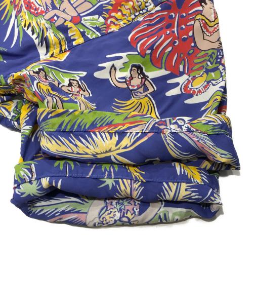Sun Surf（サンサーフ）Sun Surf (サンサーフ) アロハシャツ ブルー×イエロー サイズ:SIZE Sの古着・服飾アイテム