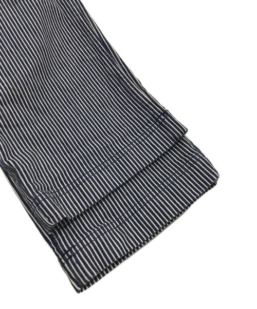 NATAL DESIGN（ネイタルデザイン）NATAL DESIGN (ネイタルデザイン) ヒッコリーオーバーオール ネイビー×ホワイト サイズ:Sの古着・服飾アイテム