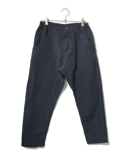 COMME des GARCONS HOMME DEUX（コムデギャルソン オム ドゥ）COMME des GARCONS HOMME DEUX (コムデギャルソン オム ドゥ) ポリ縮絨ワイドテーパードパンツ ブラック サイズ:Mの古着・服飾アイテム