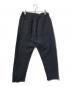 COMME des GARCONS HOMME DEUX (コムデギャルソン オム ドゥ) ポリ縮絨ワイドテーパードパンツ ブラック サイズ:M：18000円