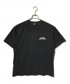 stussyステューシー）の古着「SERVICE TEE/半袖カットソー」｜ブラック