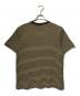 stussy (ステューシー) ジャックストライプクルーTシャツ/半袖Tシャツ ブラウン×ブラック サイズ:M：6000円