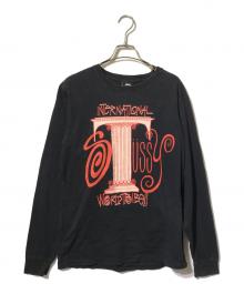stussy（ステューシー）の古着「ロングスリーブカットソー」｜ブラック