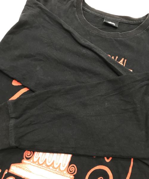 stussy（ステューシー）stussy (ステューシー) ロングスリーブカットソー ブラック サイズ:Ｓの古着・服飾アイテム