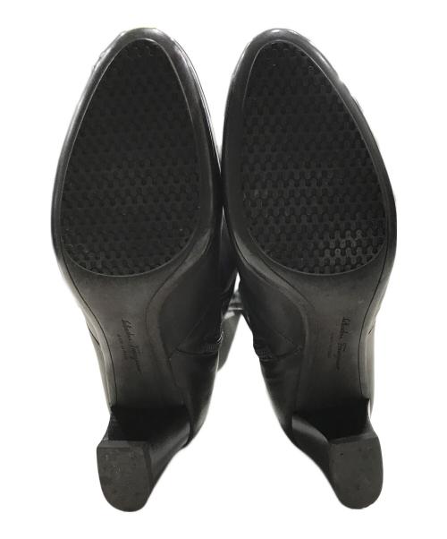 Salvatore Ferragamo（サルヴァトーレ フェラガモ）Salvatore Ferragamo (サルヴァトーレ フェラガモ) ロングブーツ ブラウン サイズ:4.5の古着・服飾アイテム