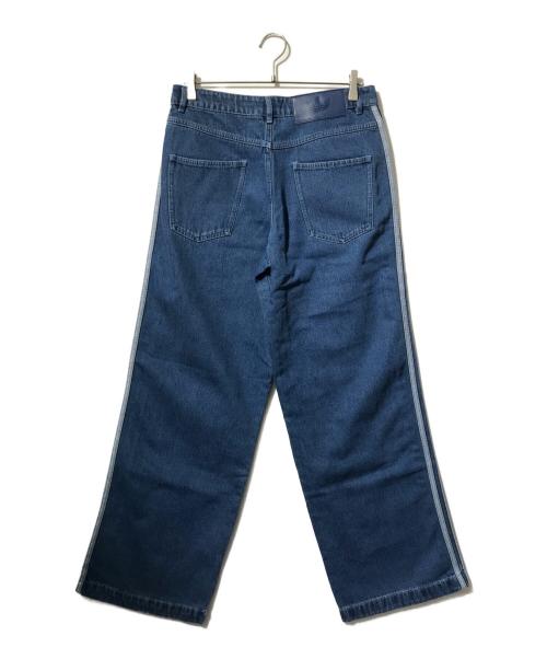 adidas（アディダス）adidas (アディダス) アディカラーデニムパンツ/スリーストライプス トラックパンツ インディゴ サイズ:W29/L30の古着・服飾アイテム