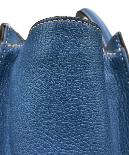 LAUREN RALPH LAUREN（ローレンラルフローレン）LAUREN RALPH LAUREN (ローレンラルフローレン) リッキー2WAYバッグ ブルーの古着・服飾アイテム