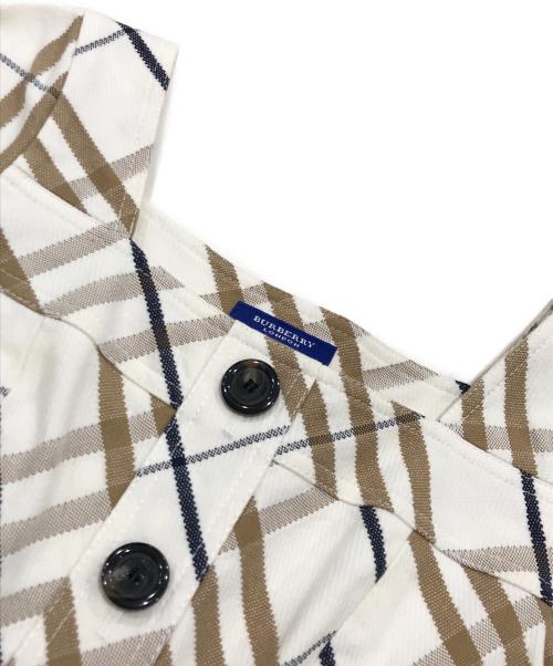 BURBERRY BLUE LABEL（バーバリー ブルー レーベル）BURBERRY BLUE LABEL (バーバリー ブルー レーベル) ノースリーブワンピース ベージュ サイズ:36の古着・服飾アイテム