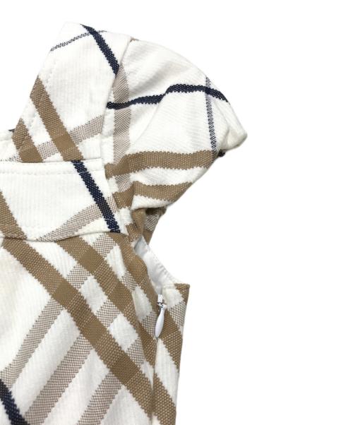 BURBERRY BLUE LABEL（バーバリー ブルー レーベル）BURBERRY BLUE LABEL (バーバリー ブルー レーベル) ノースリーブワンピース ベージュ サイズ:36の古着・服飾アイテム