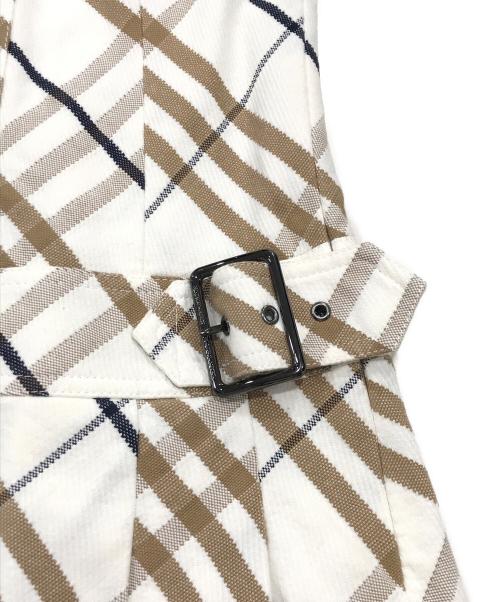 BURBERRY BLUE LABEL（バーバリー ブルー レーベル）BURBERRY BLUE LABEL (バーバリー ブルー レーベル) ノースリーブワンピース ベージュ サイズ:36の古着・服飾アイテム