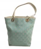 GUCCIグッチ）の古着「ミニトートバッグ」｜スカイブルー