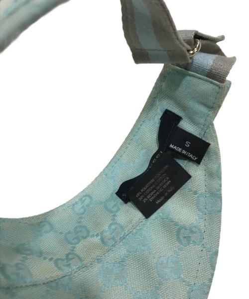 GUCCI（グッチ）GUCCI (グッチ) GGキャンバスサンバイザー スカイブルーの古着・服飾アイテム