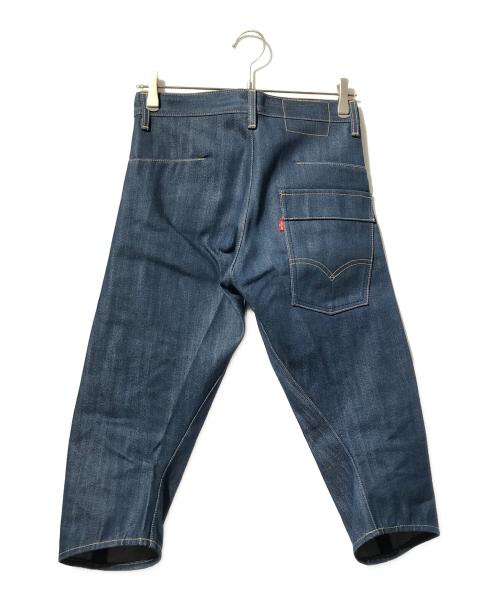 LEVI'S ENGINEERED（リーバイスエンジニアード）LEVI'S ENGINEERED (リーバイスエンジニアード) 立体裁断クロップドデニムパンツ インディゴ サイズ:Sの古着・服飾アイテム