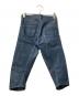 LEVI'S ENGINEERED (リーバイスエンジニアード) 立体裁断クロップドデニムパンツ インディゴ サイズ:S：8000円