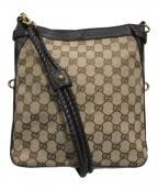 GUCCIグッチ）の古着「GG3連ショルダーバッグ」｜ベージュ×ブラウン