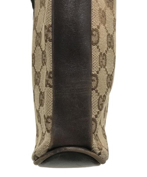 GUCCI（グッチ）GUCCI (グッチ) GG3連ショルダーバッグ ベージュ×ブラウンの古着・服飾アイテム