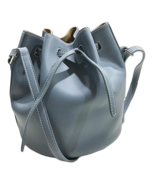 VASIC（ヴァジック）VASIC (ヴァジック) ドローストリングショルダーバッグ ブルーの古着・服飾アイテム