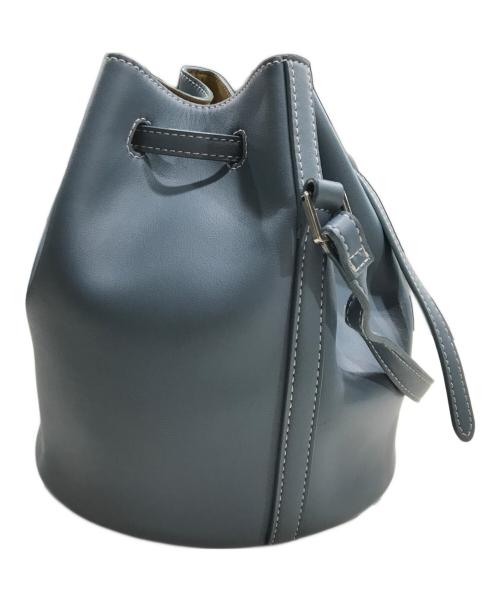 VASIC（ヴァジック）VASIC (ヴァジック) ドローストリングショルダーバッグ ブルーの古着・服飾アイテム