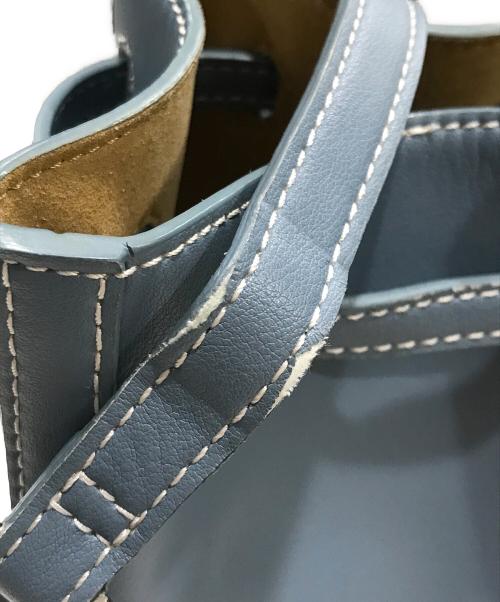 VASIC（ヴァジック）VASIC (ヴァジック) ドローストリングショルダーバッグ ブルーの古着・服飾アイテム